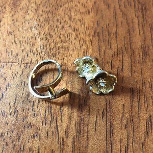 Vintage Sarah Coventry ring and earrings